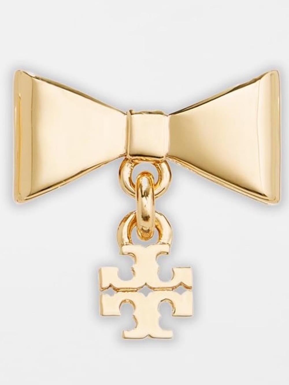 TORY BURCH ⭐️ CURIOUSITY SMALL GOLD BOW EARRINGS 🎀 - Picture 5 of 6